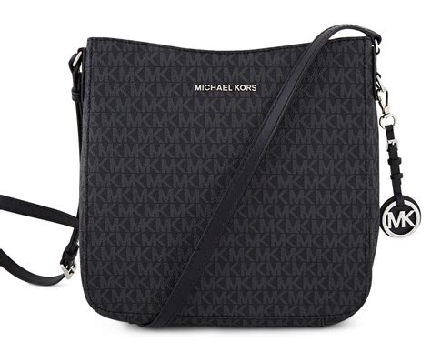 michael kors jet set signature large messenger bag|Jet Set Travel Large Logo Messenger Bag .